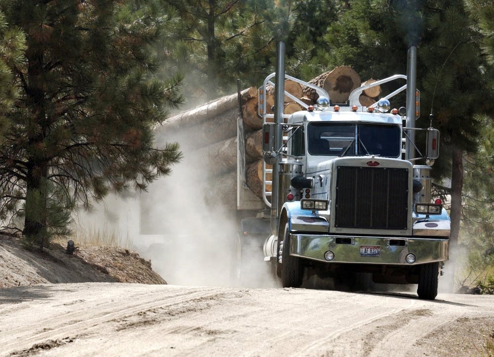 fig: Log truck (photo: Darin Oswald)